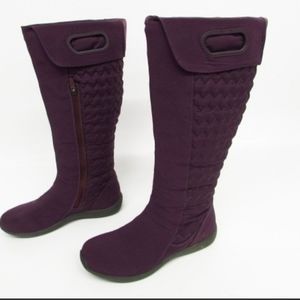 PATAGONIA FIONA Purple Quilted winter Boots 5 7